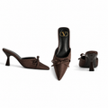 Valentino Marie Bow Mules Heels